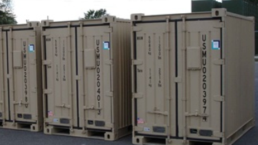 three Quadruple Containers